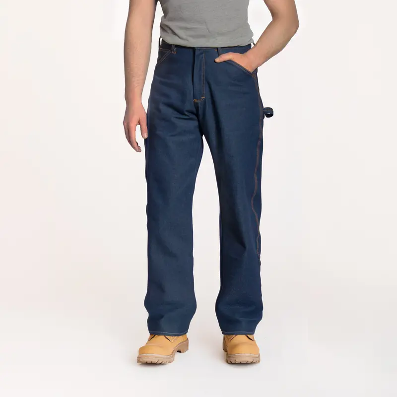 #101 Made In Usa Classic Raw Unwashed Pure 5 Pocket Carpenter Dungaree Jean- Rigid 1