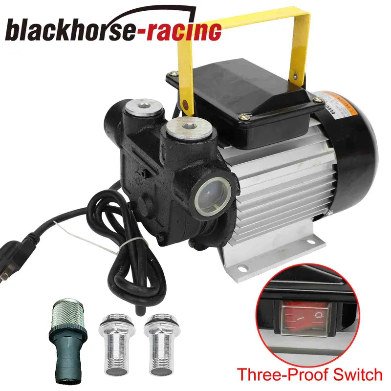 110V Ac Self Prime 16Gpm Oil Transfer Pump Fuel Diesel Kerosene Biodiesel Pumps 1