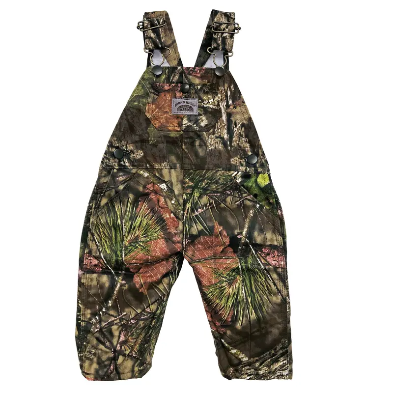 #177 Mossy Oak Break-Up Kids Bib Overall Made In Usa 1
