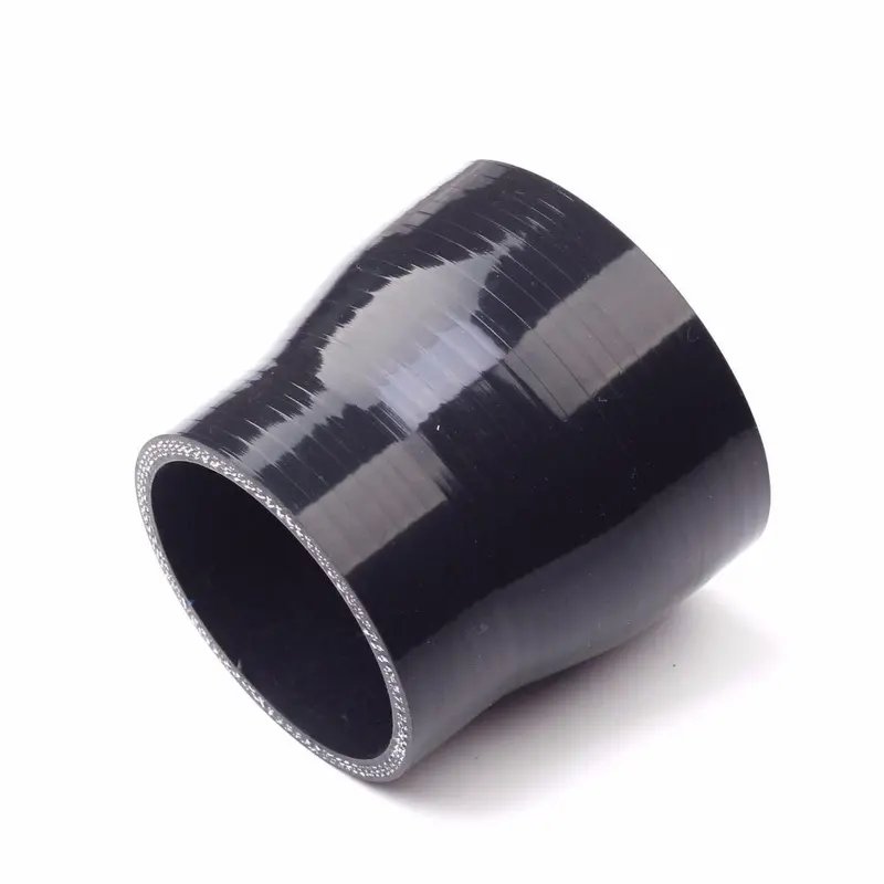 2-2.5" Reducer 4-Ply Black Silicone Hose Turbo/Intake/Intercooler Pipe Coupler 1