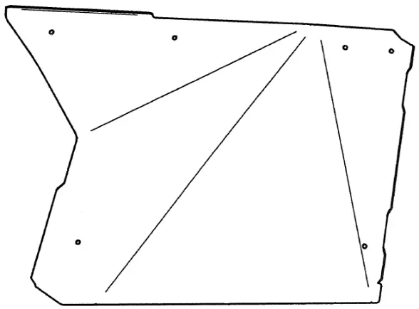 2444.6863.1 Alloy Door Skin (Right) 1