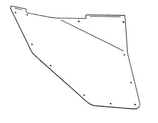 2444.7455.1 Alloy Door Skin (Left) 1