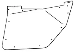 2444.7460.1 Alloy Door Skin (Right) 1