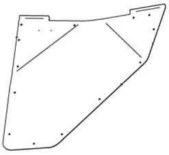 2444.8168.1 Alloy Door Skin (Right) 1
