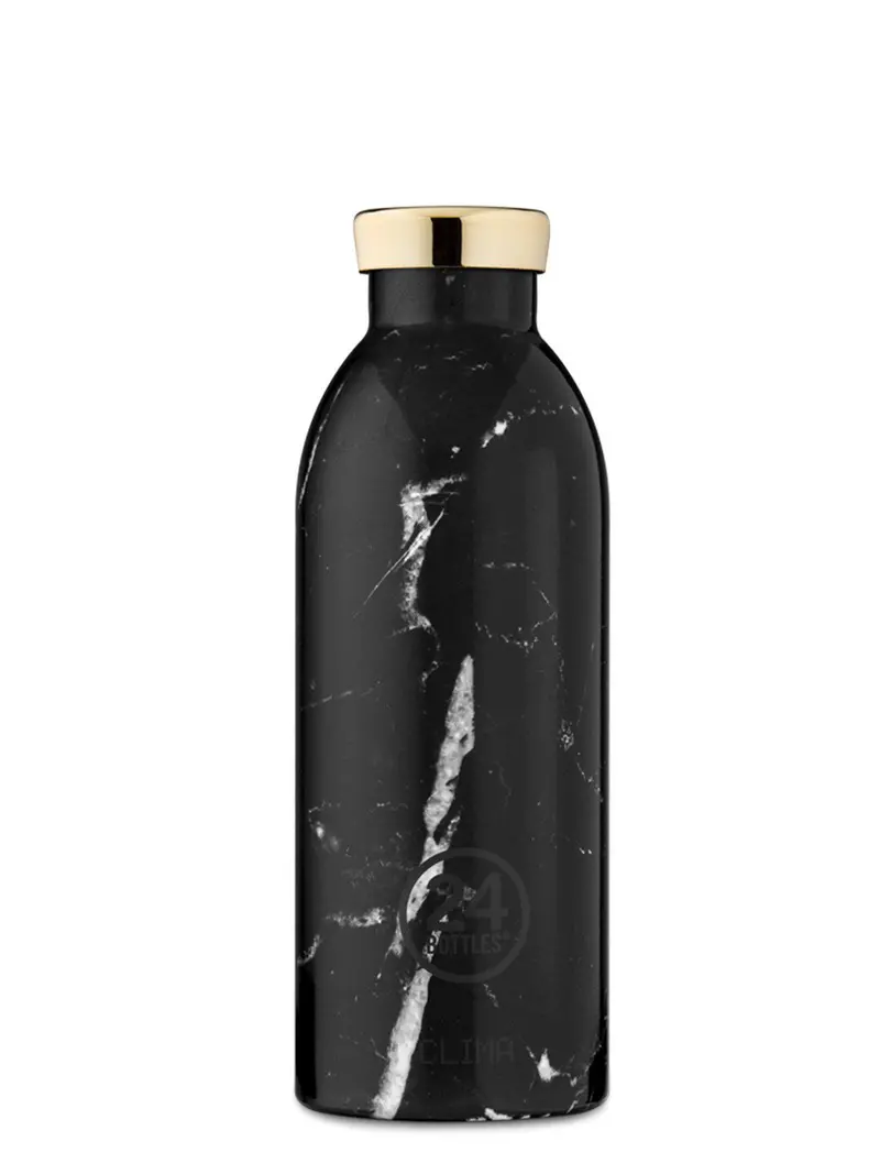 24Bottles Clima Bottle Black Marble 500Ml 1