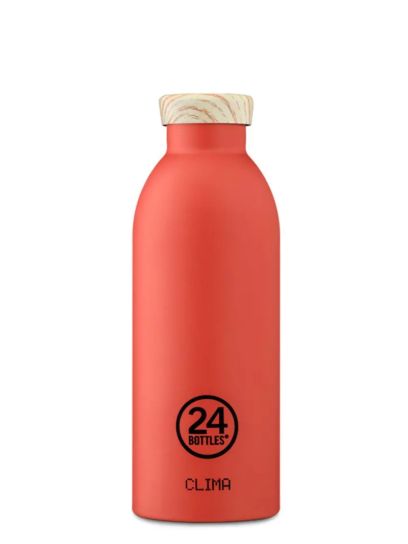 24Bottles Clima Bottle Pachino Wooden Lid 500Ml 1
