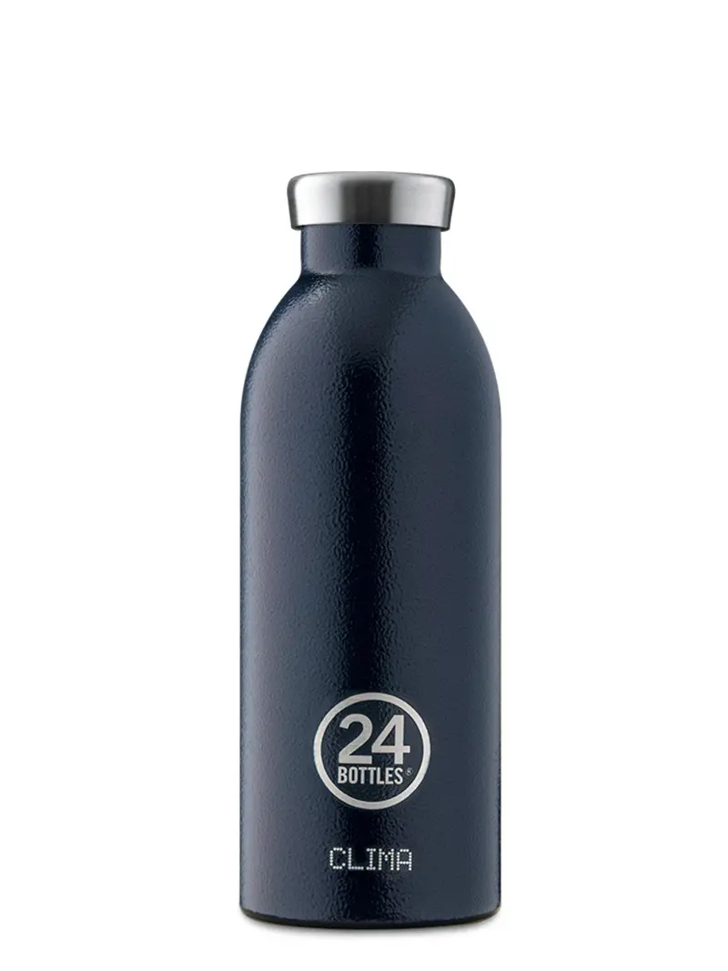 24Bottles Clima Bottle Rustic Deep Blue 500Ml 1