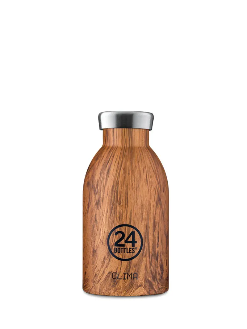 24Bottles Clima Bottle Sequoia Wood 330Ml 1