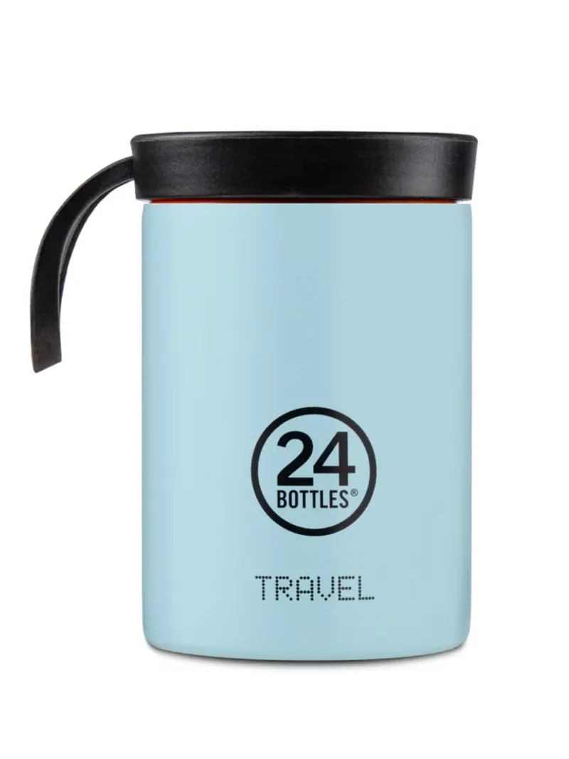 24Bottles Travel Snack Pot Cloud Blue 350Ml 1
