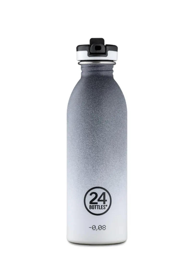 24Bottles Urban Bottle With Sports Lid Tempo Grey 500Ml 1