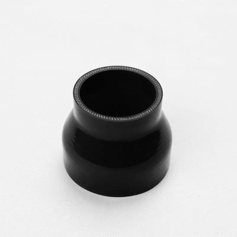 3" To 4" Black 76 -102 Mm Straight Silicone Hose Reducer Turbo Coupler 1