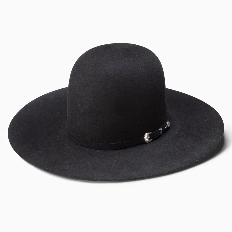 6X Midnight Open Crown Cowboy Hat 1