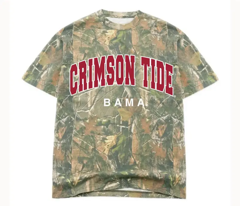 Alabama Crimson Tide Filled Gault Camouflage Tee 1