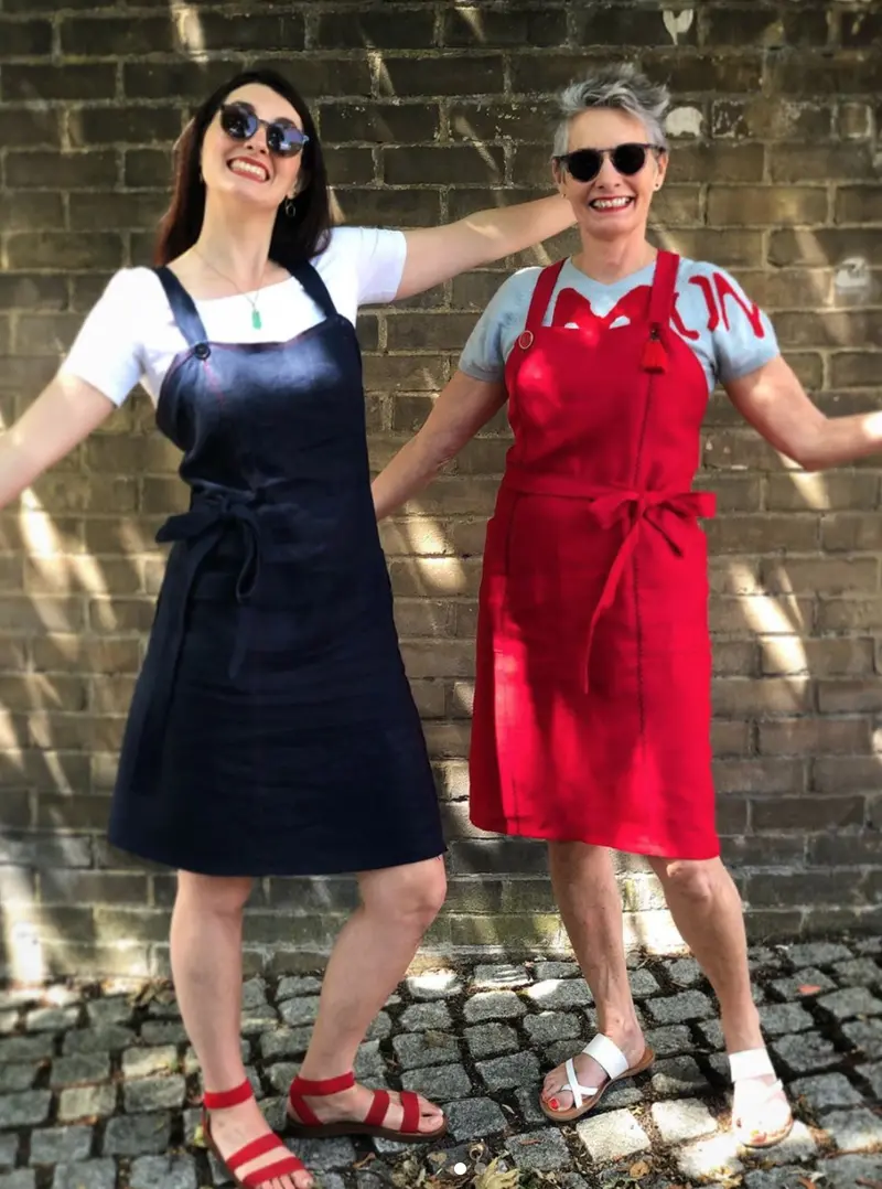 Alice & Co Patterns Adele Apron Dress 1