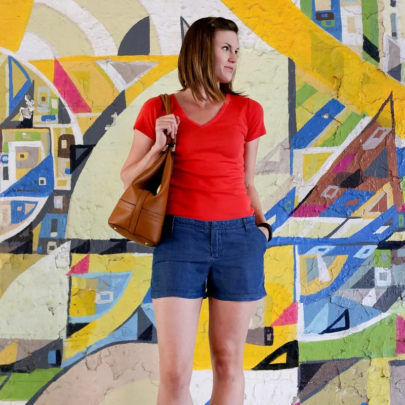 Alina Sewing And Design Co Chi-Town Chinos - Printed Copy Shop (+£7.00) 1