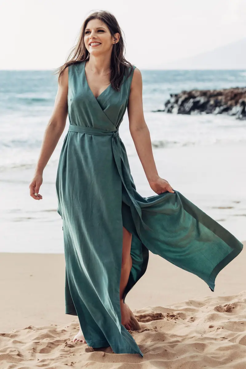 Allie Olson Highlands Wrap Dress 1