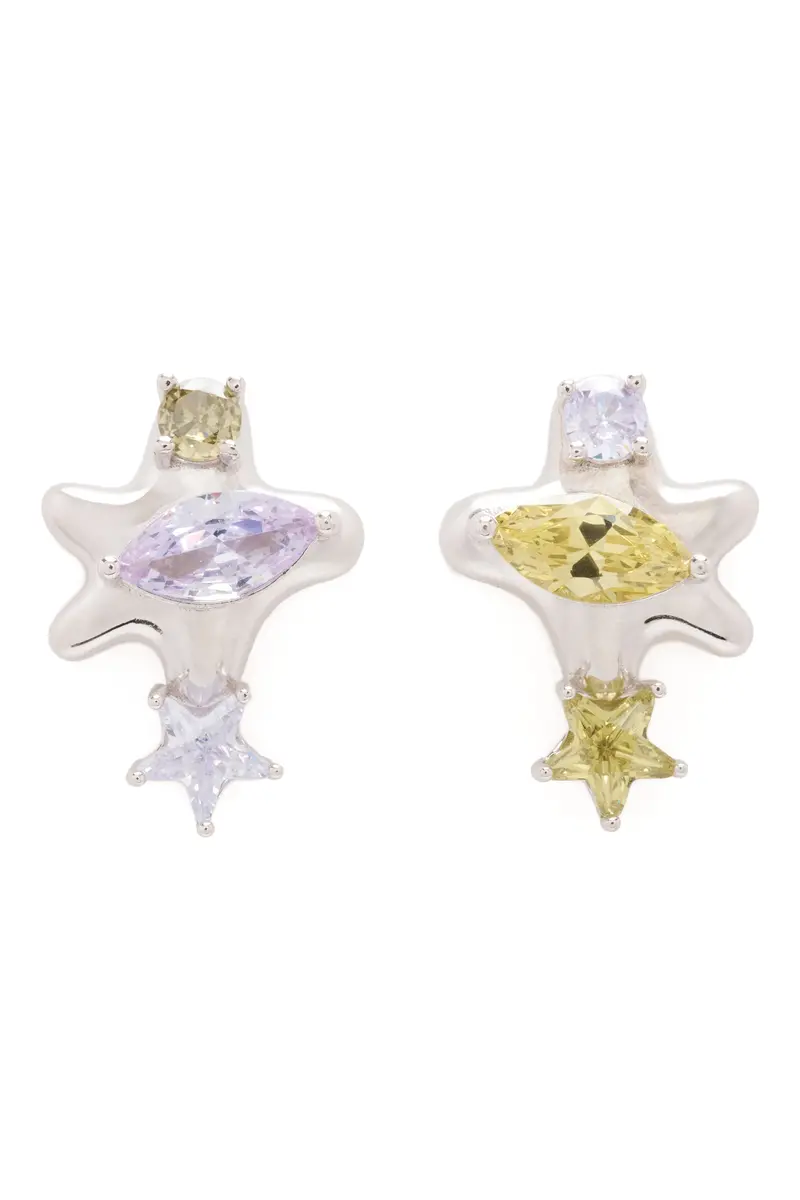 Amethyst Canary Constellation Studs 1
