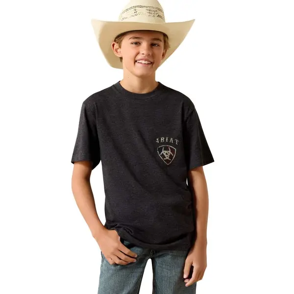 Ariat Boy's American Bison Short-Sleeve T-Shirt 1