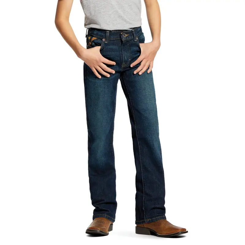 Ariat Boys B5 Slim Stretch Legacy Stackable Straight Leg Jeans 1