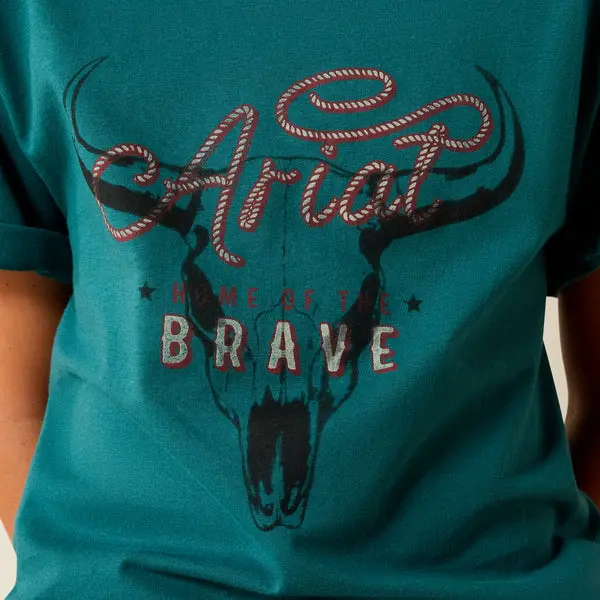 Ariat Boy's Cattle Skull Freedom Short-Sleeve T-Shirt 1