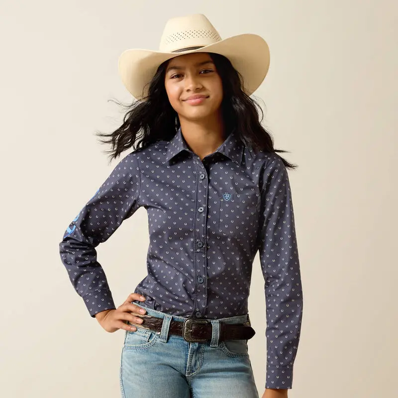 Ariat Kid's Team Kirby Long-Sleeve Shirt 1