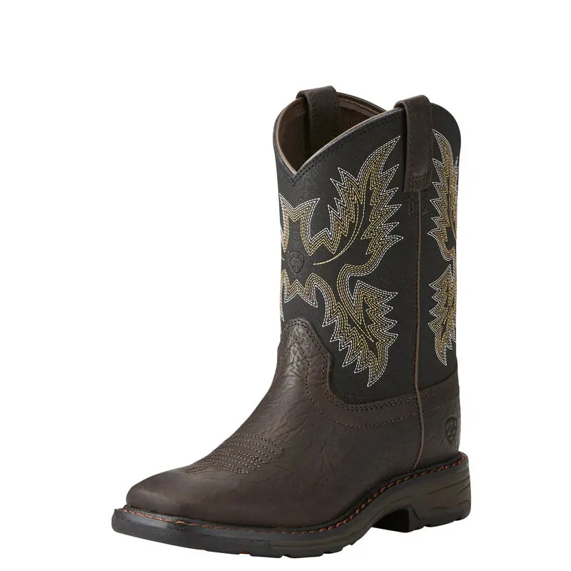 Ariat Kid's Workhog Wide Square Toe Boot 1