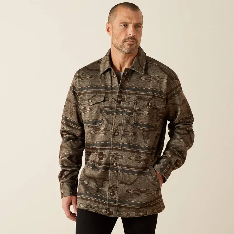 Ariat Men's Caldwell Printed Shirt Jacket 1