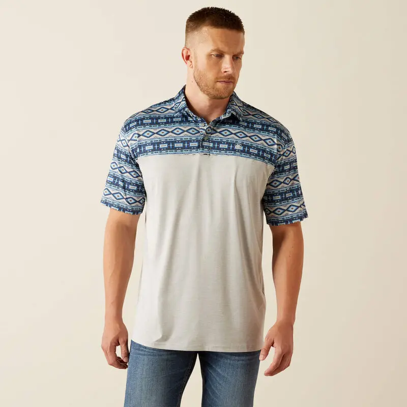 Ariat Men's Charger 2.0 Color Block Polo 1