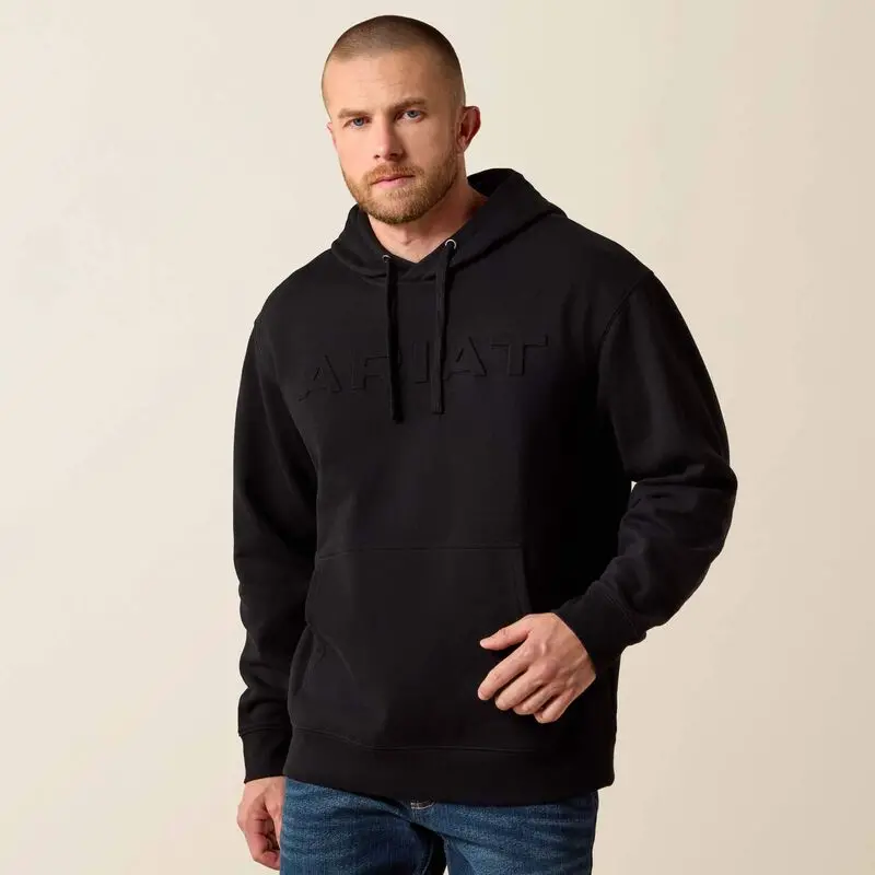 Ariat Men's Embossed Logo Hoodie 1