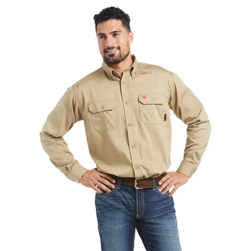 Ariat Men's Fr Solid Work Shirt 1