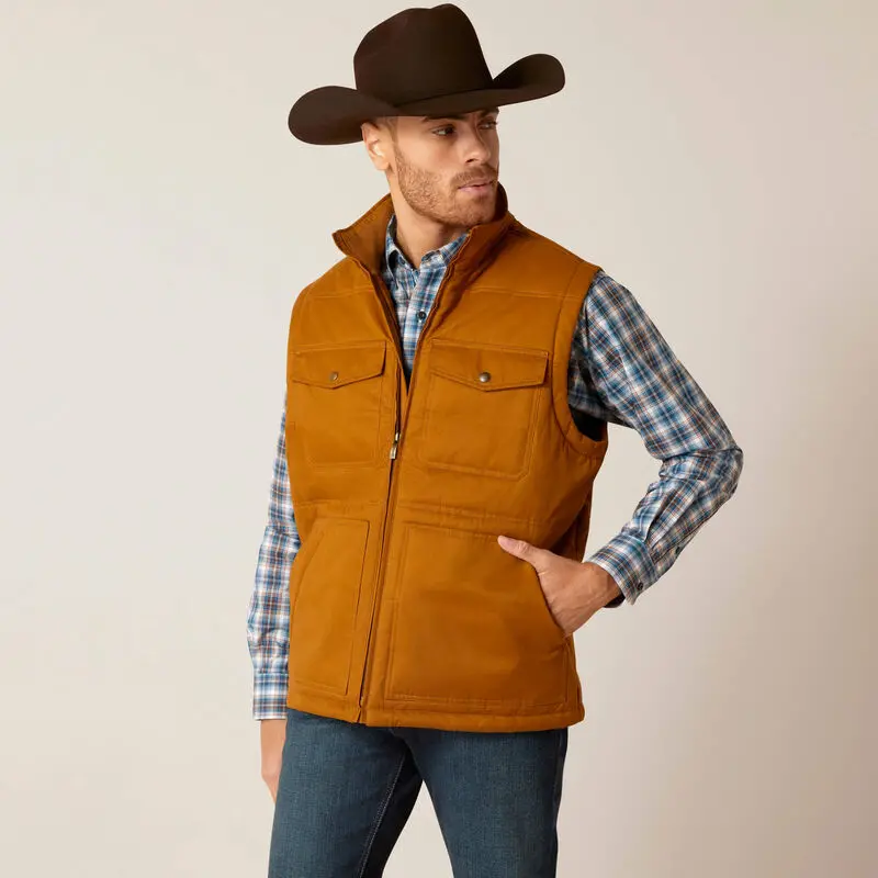 Ariat Men's Grizzly 2.0 Conceal And Carry Insulated Canvas Vest 1
