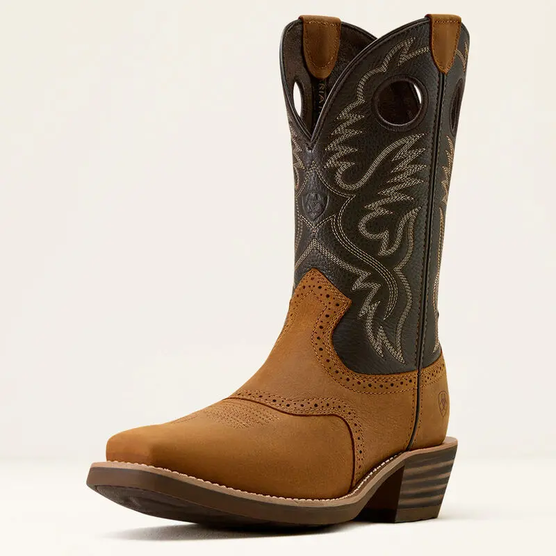 Ariat Men's Heritage Rough Stock Square Toe Cowboy Boot 1