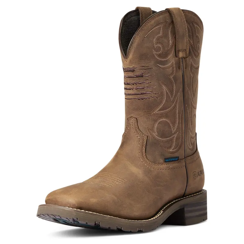 Ariat Men's Hybrid Patriot Waterproof Western Boot 1