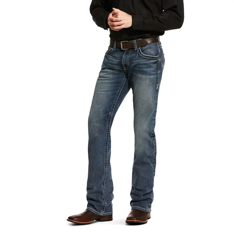 Ariat Men's M5 Slim Stretch Adkins Stackable Straight Leg Jean 1