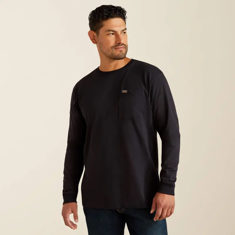 Ariat Men's Rebar Cotton Strong Standard Pocket T-Shirt 1