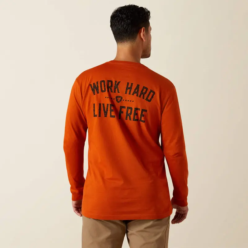 Ariat Men's Rebar Cotton Strong Whlf T-Shirt 1