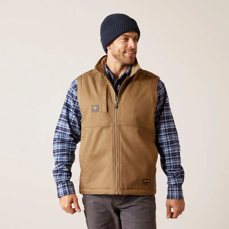 Ariat Men's Rebar Duracanvas Vest 1
