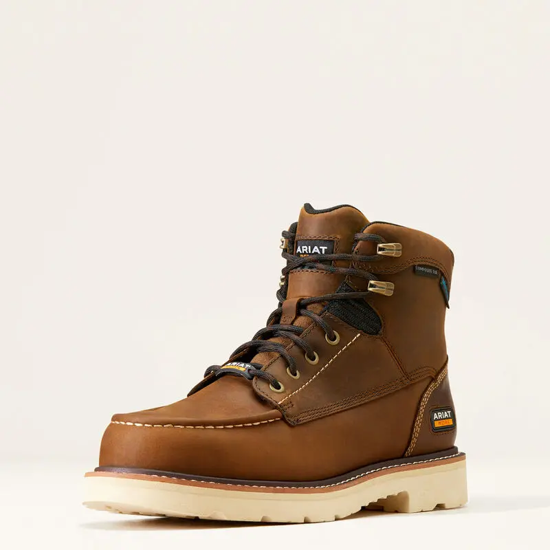Ariat Men's Rebar Lift 6-Inch Waterproof Composite Toe Work Boot 1