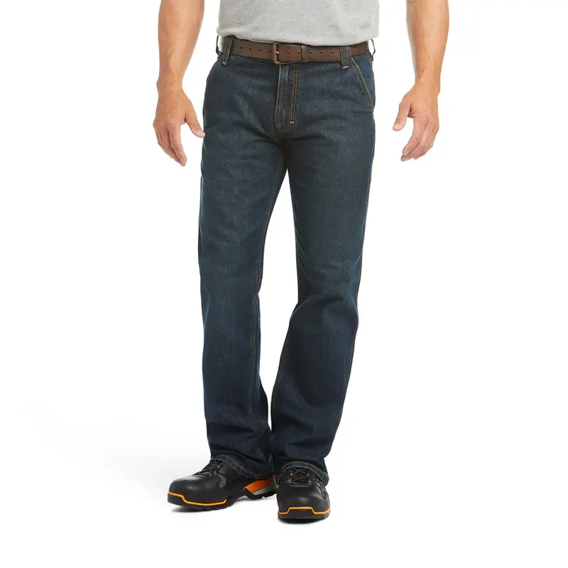 Ariat Men's Rebar M4 Low Rise Durastretch Workhorse Boot Cut Jean 1