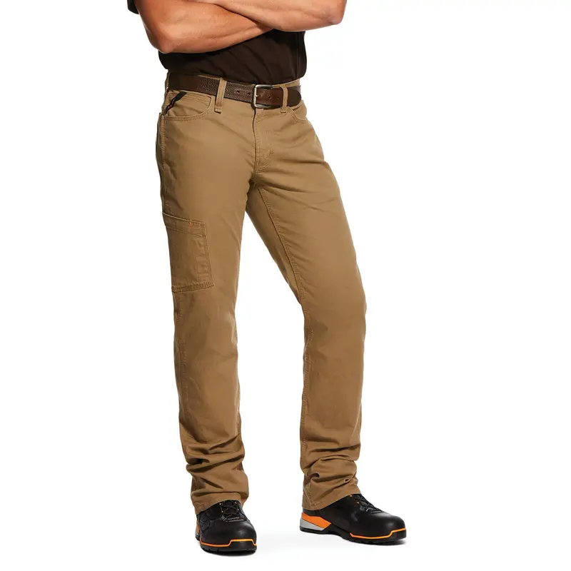 Ariat Men's Rebar M4 Relaxed Durastretch Made Tough Stackable Straight Leg Pant 1