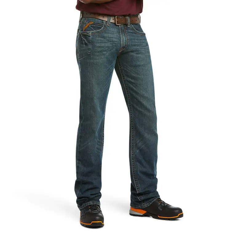 Ariat Men's Rebar M5 Straight Durastretch Edge Stackable Straight Leg Jean 1