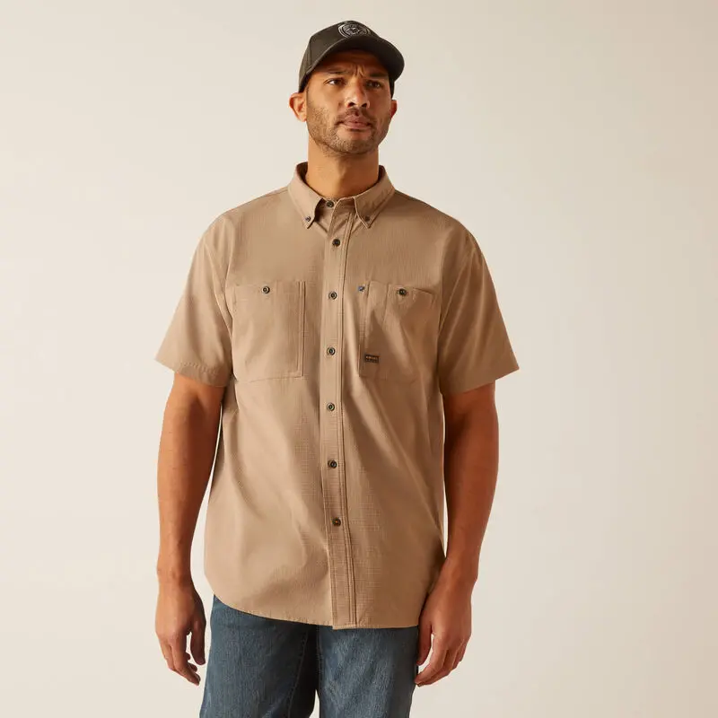 Ariat Men's Rebar Made Tough 360 Airflow Work Shirt 1
