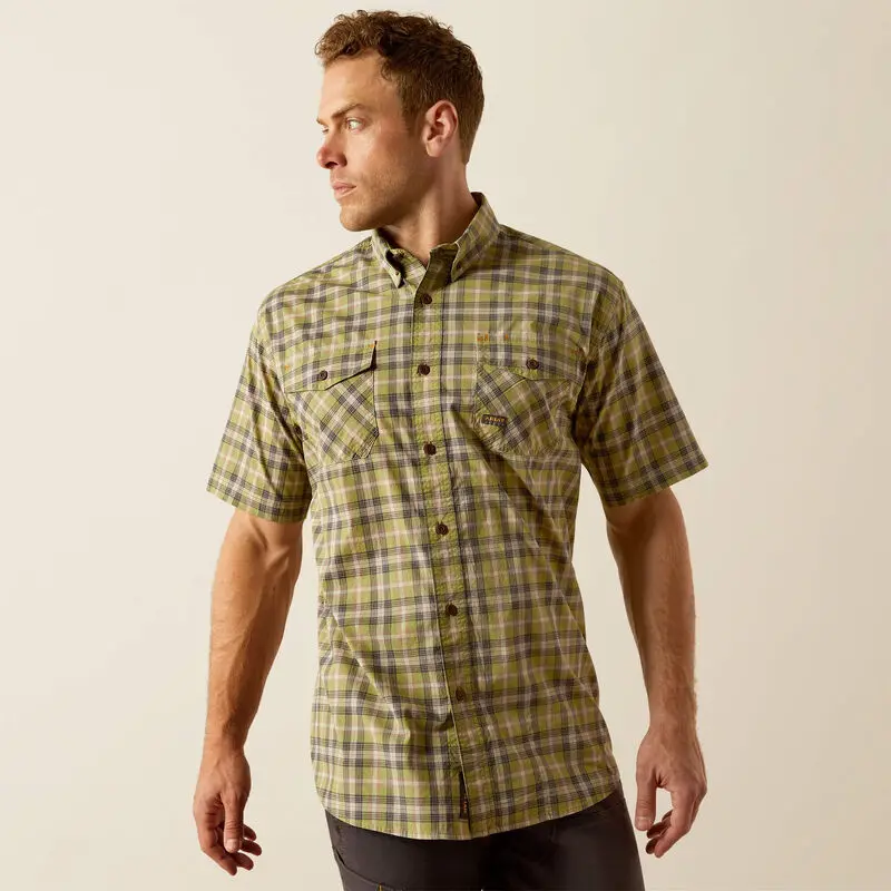 Ariat Men's Rebar Made Tough Durastretch Work Shirt 1