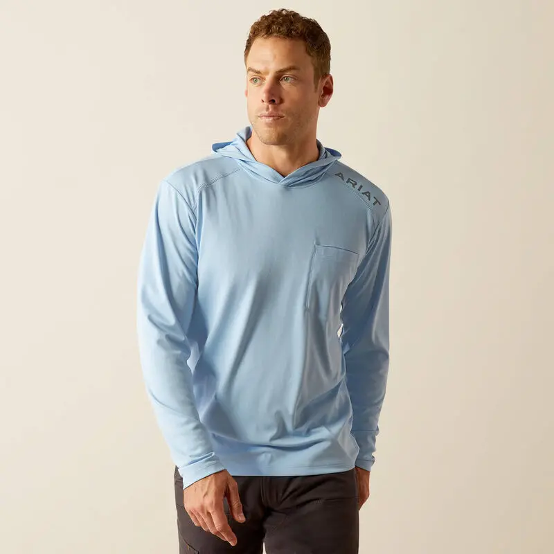 Ariat Men's Rebar Sunblocker Hooded T-Shirt 1