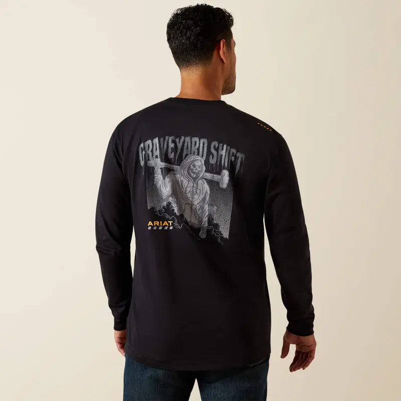 Ariat Men's Rebar Workman Graveyard T-Shirt 1