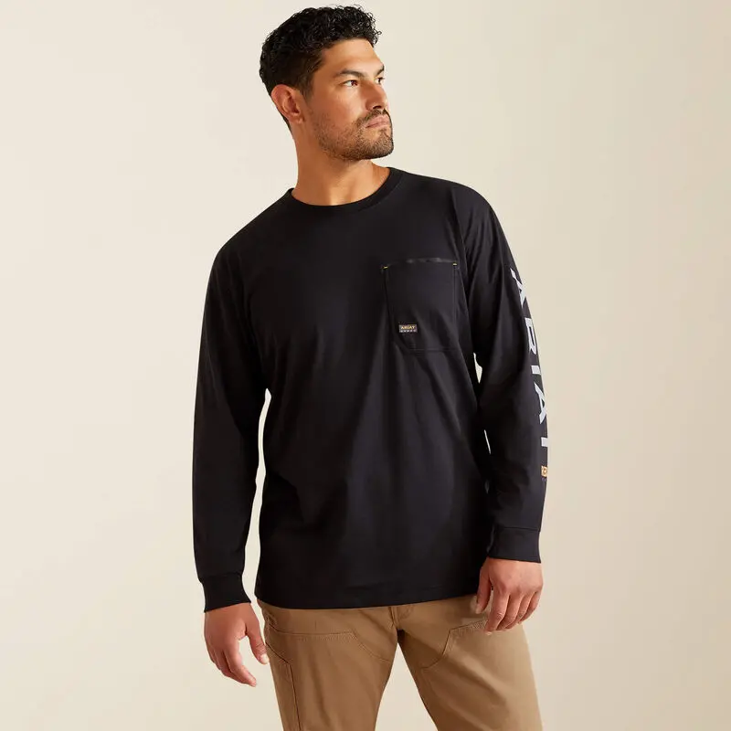 Ariat Men's Rebar Workman Logo T-Shirt 1