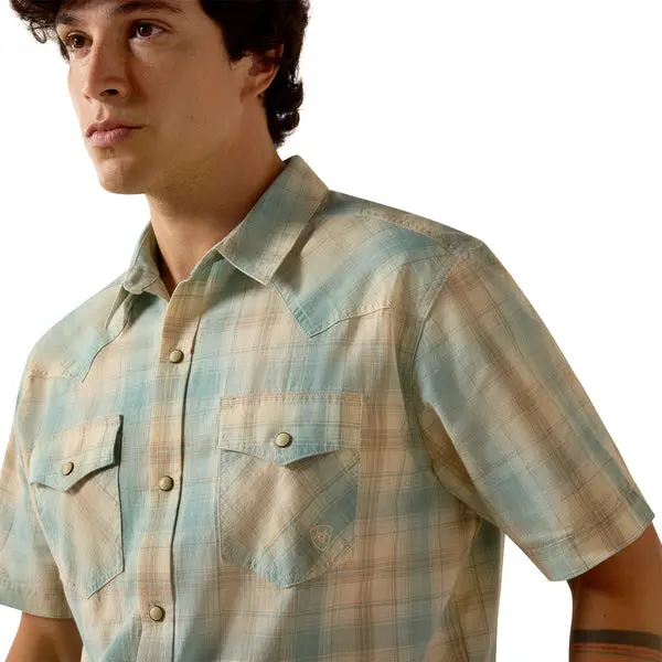 Ariat Men's Retro Hartman Fitted Snap Shirt 1