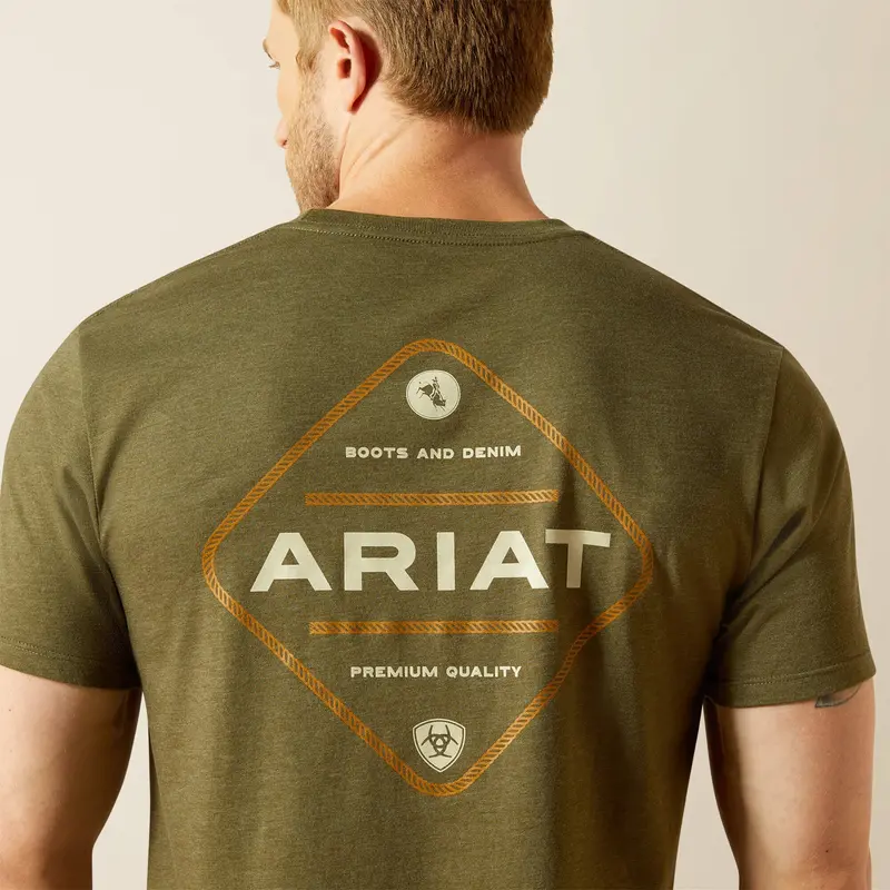 Ariat Men's Roped Diamond T-Shirt 1
