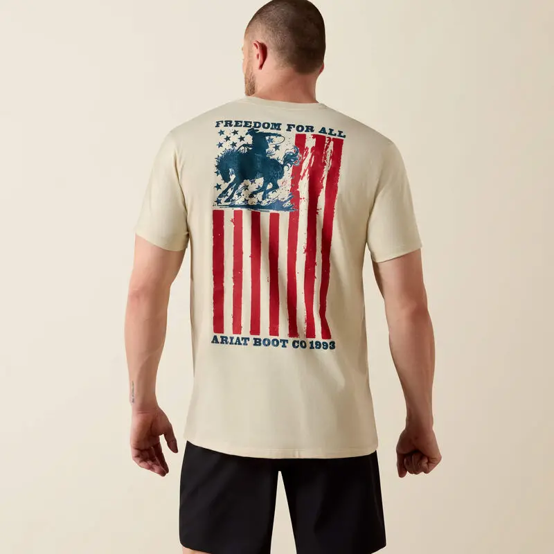Ariat Men's Split Freedom Painted Short-Sleeve T-Shirt 1