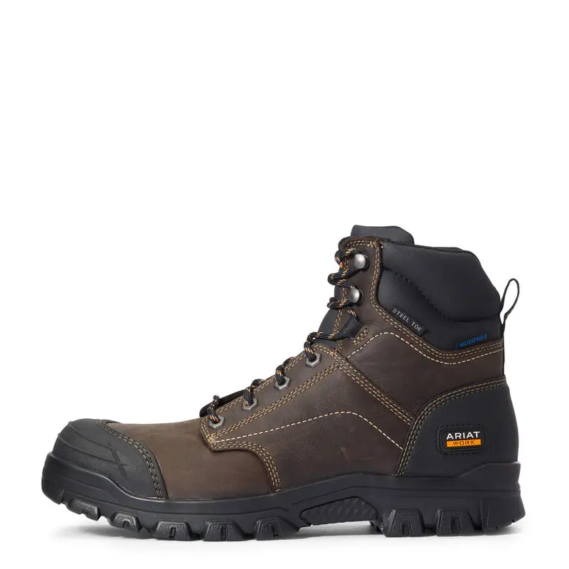 Ariat Men's Treadfast 6-Inch Waterproof Steel Toe Work Boot 1